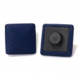 Square Bombe Button (BLACK)